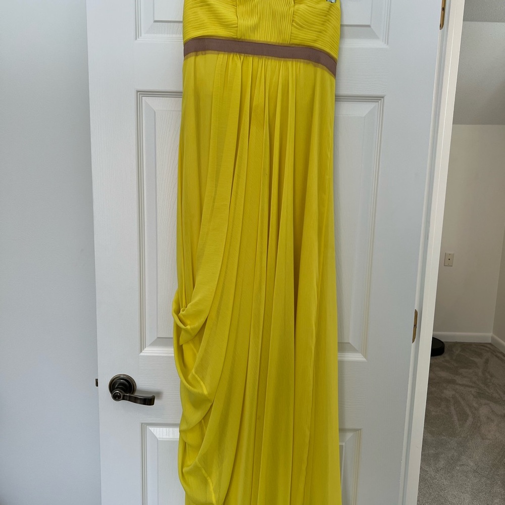 BCBGMaxAzria Vibrant Yellow Fabric